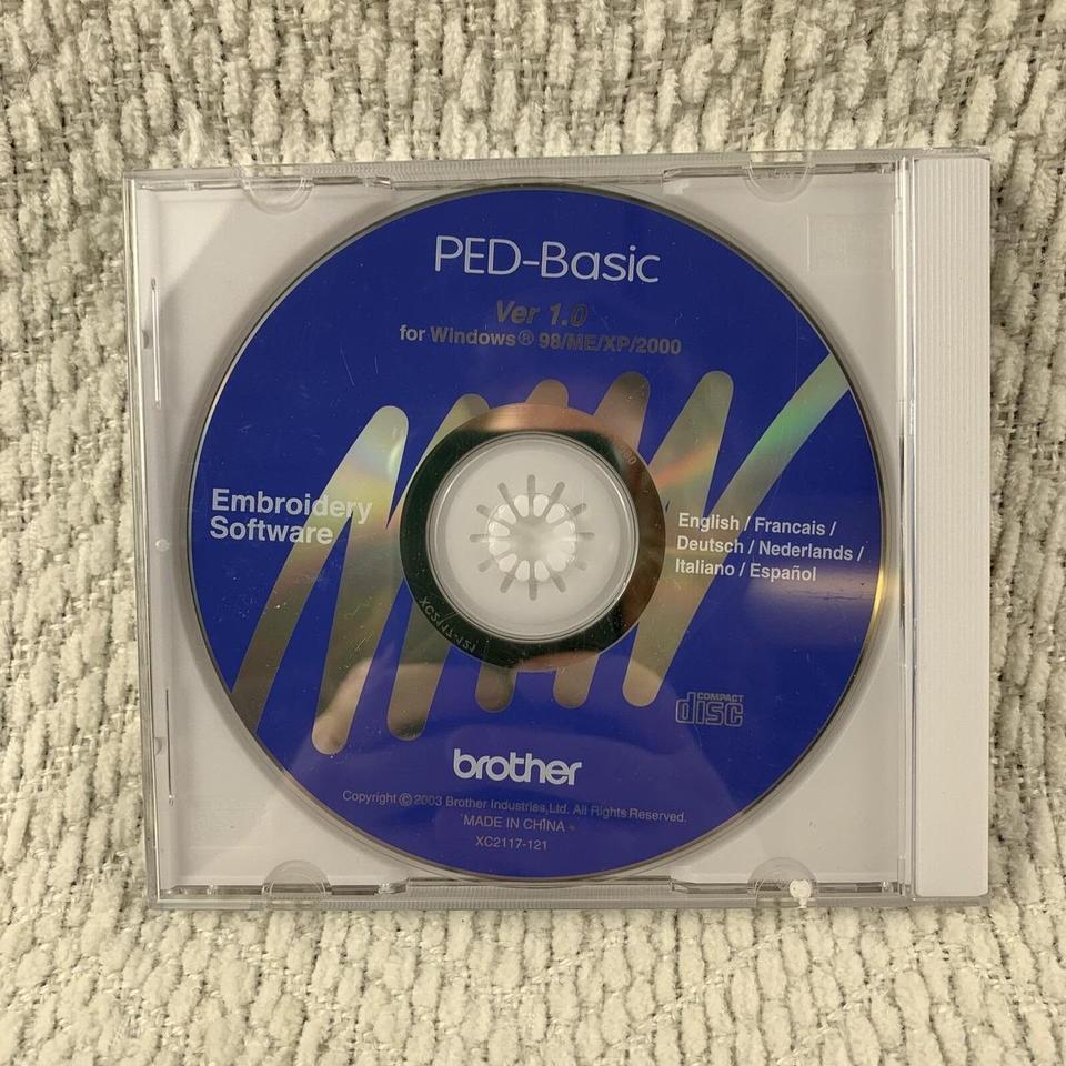 Brother Ped Basic Embroidery Design Software 0b81