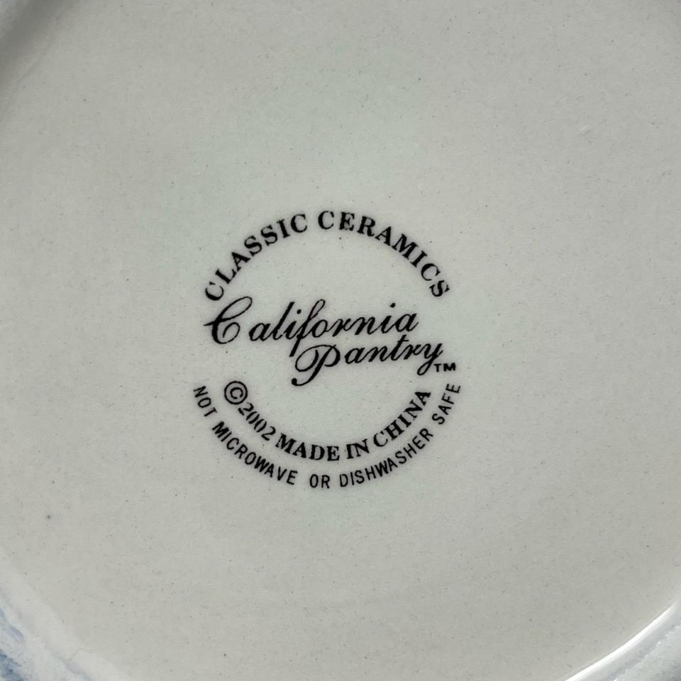 Vtg California Pantry Ceramics Set 7c86 8