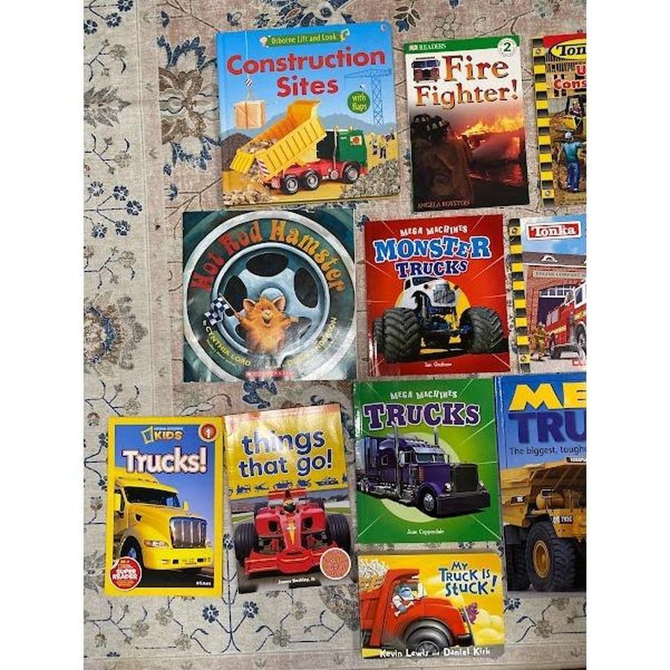 Kids Truck Construction Firefighter Book 15d7