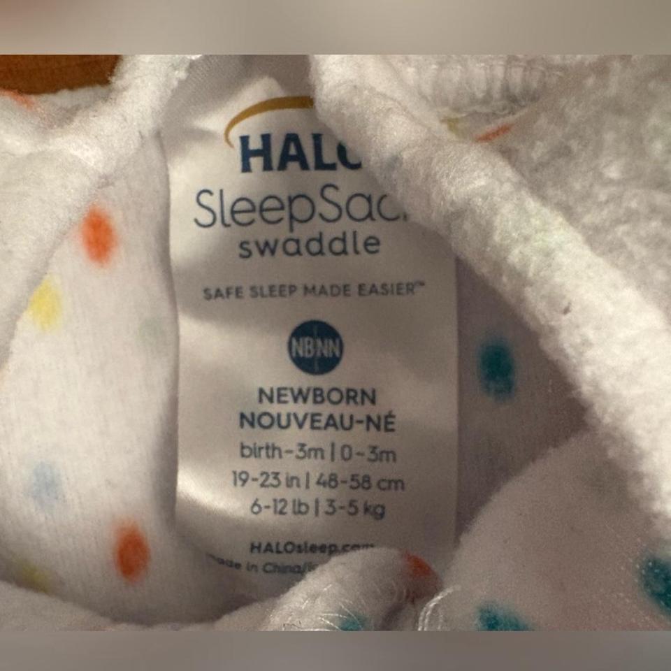 Halo Swaddle Sleep Sack Newborn 4
