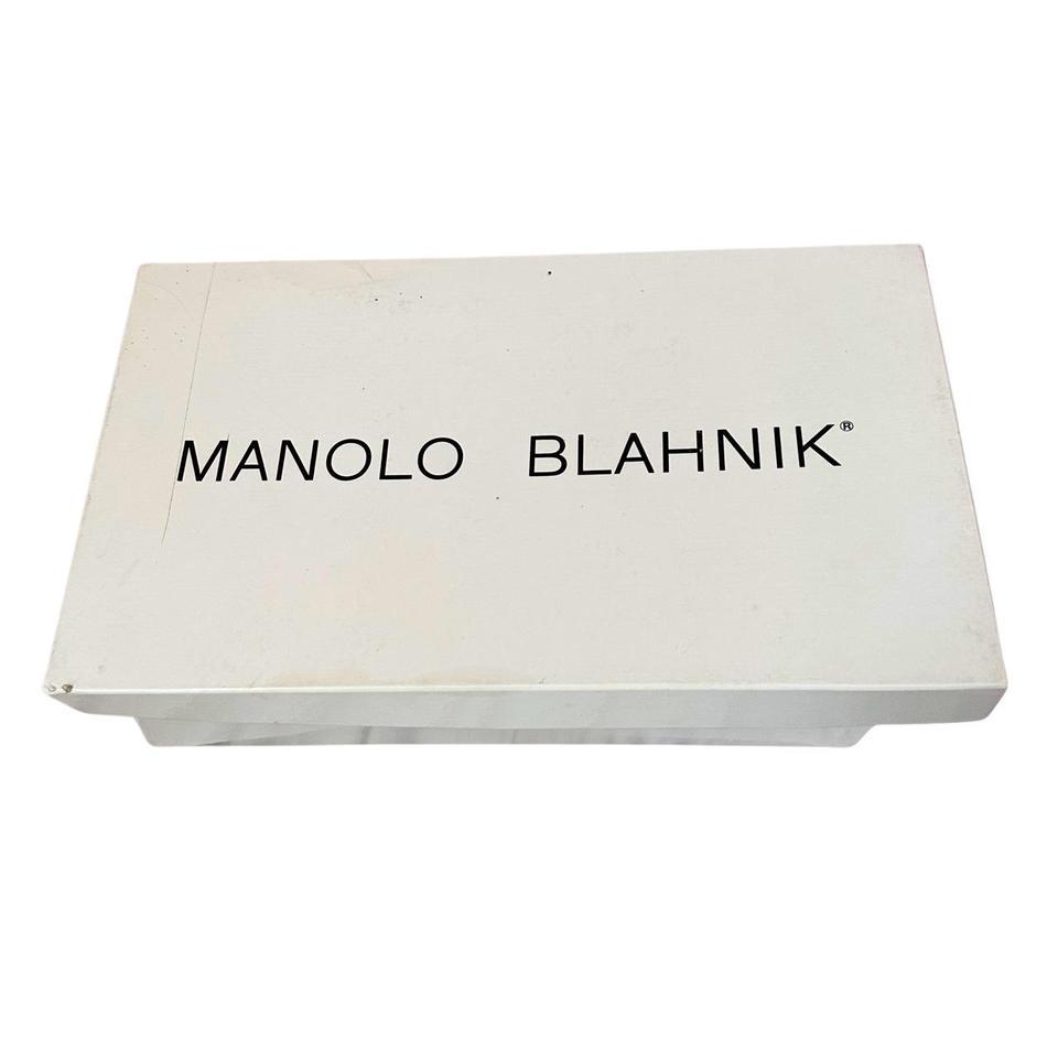 Manolo Blahnik Astutado Metallic Leather 91af 4