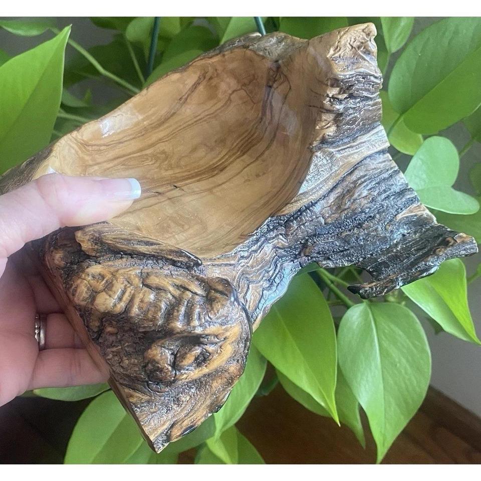 Hand Turned Wooden Bowl Artisan Acbb