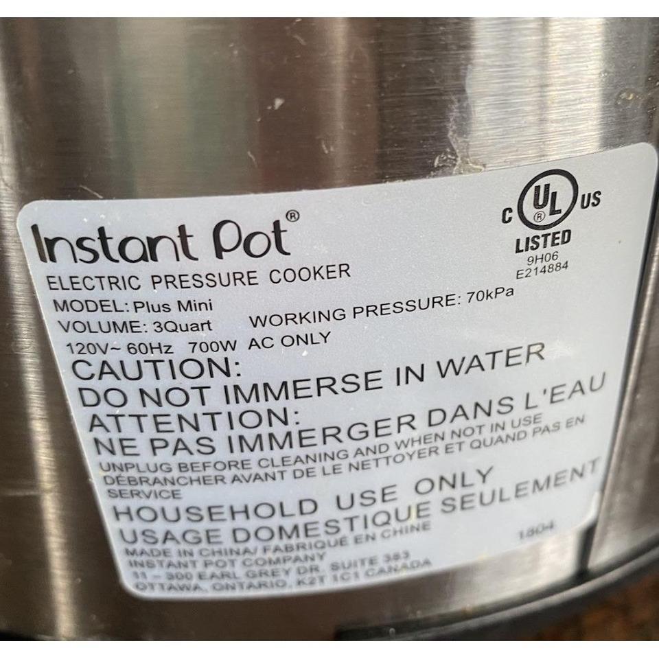 Instant Pot Plus Mini 3 Bb46 8