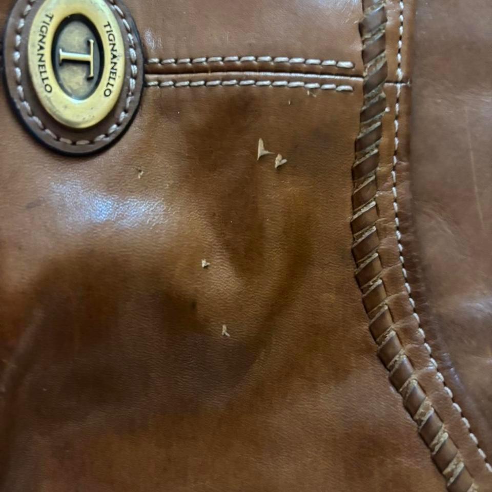 Tignanello Brown Leather Shoulder Bag 2747 3