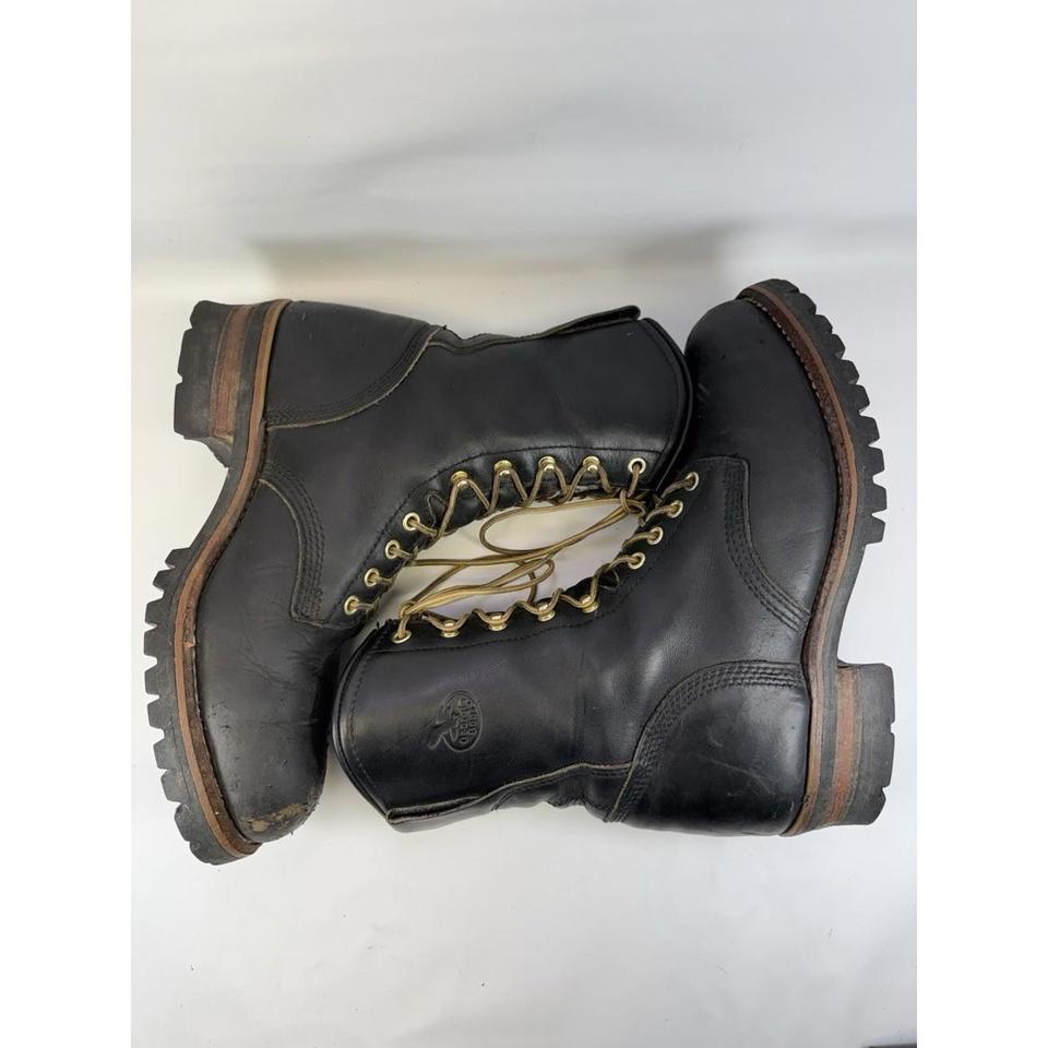 Vintage Georgia Logger Work Boots Cc05 7