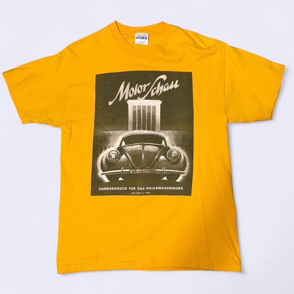 Yellow Vintage Volkswagen Beetle T Shirt