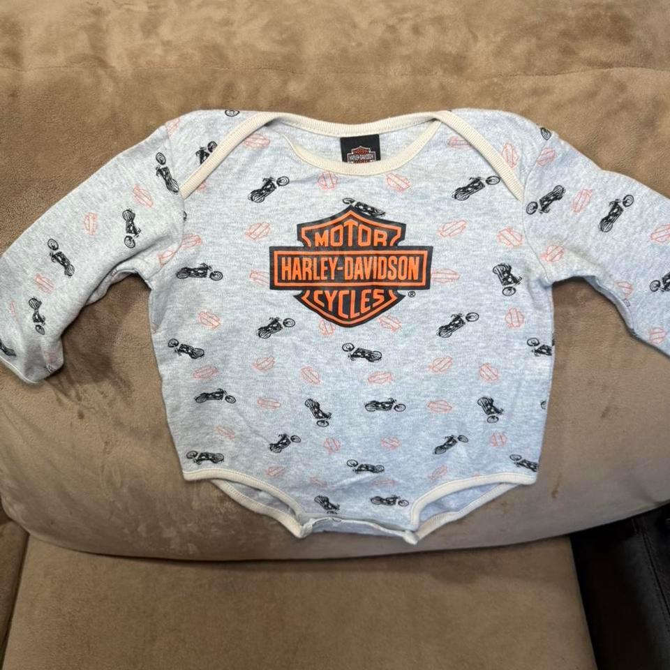 Harley Davidson Baby Onesie Biker D383