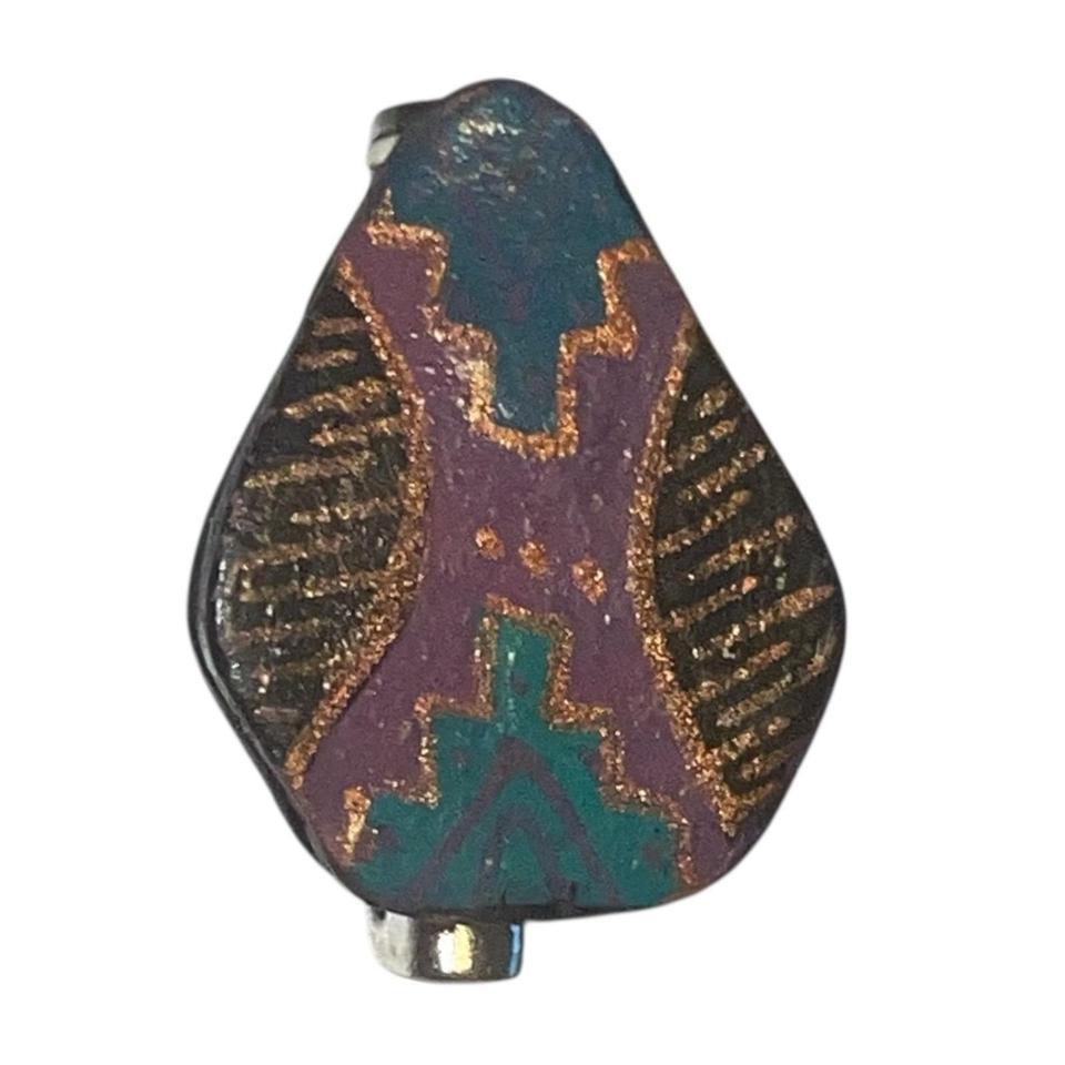 Vtg Hand Painted Artisan Southwest