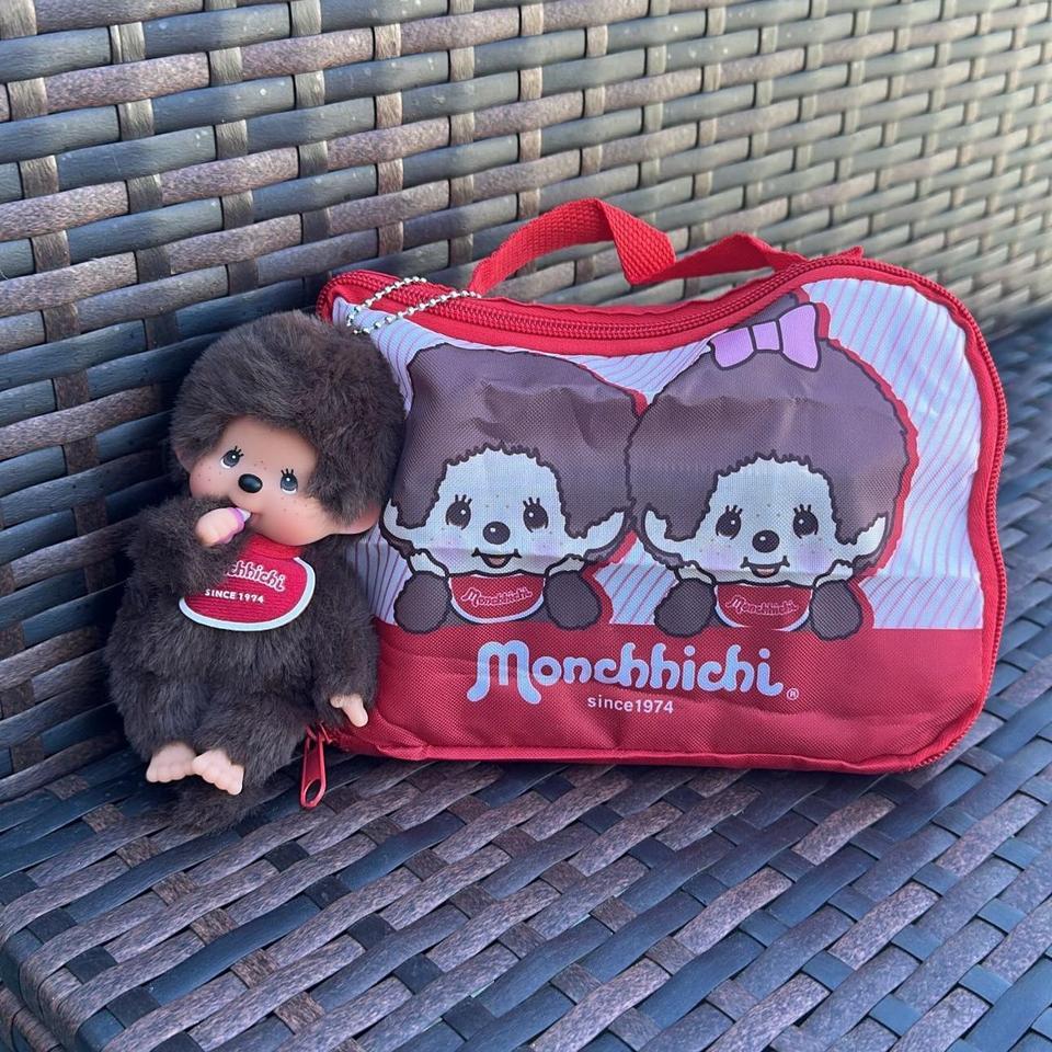 Authentic Small Monchhichi Pouch With 508e