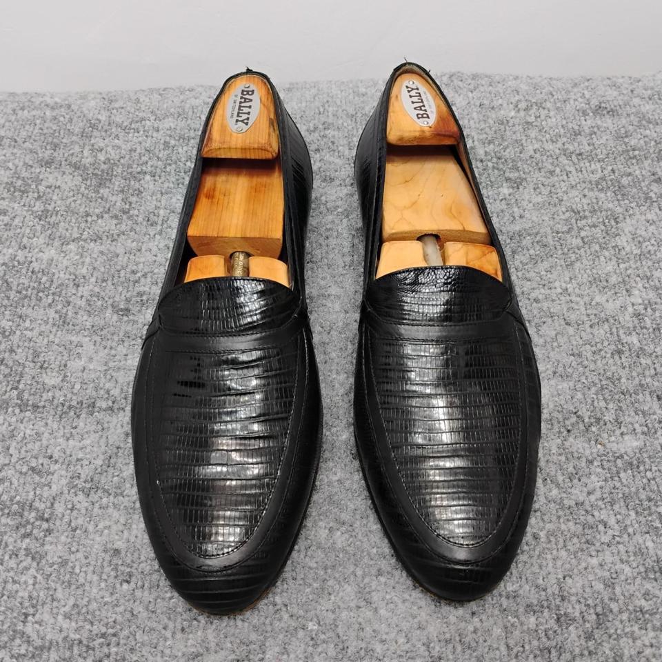 Mens Vintage Bally Genuine Lizard 65aa