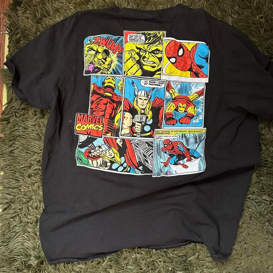 Marvel Comics Cotton T Shirt Back