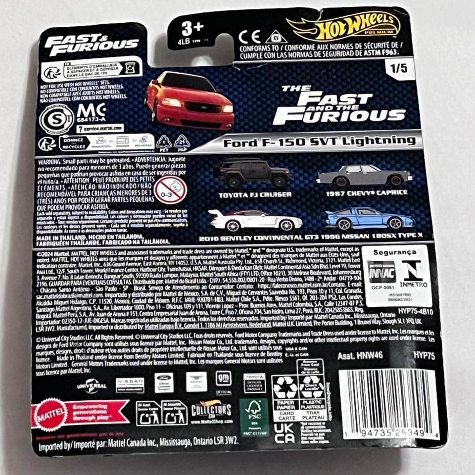 Hot Wheels Fast And Furious 3e63 2