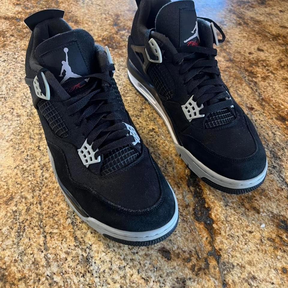 Authentic Air Jordan 4 Black Add6