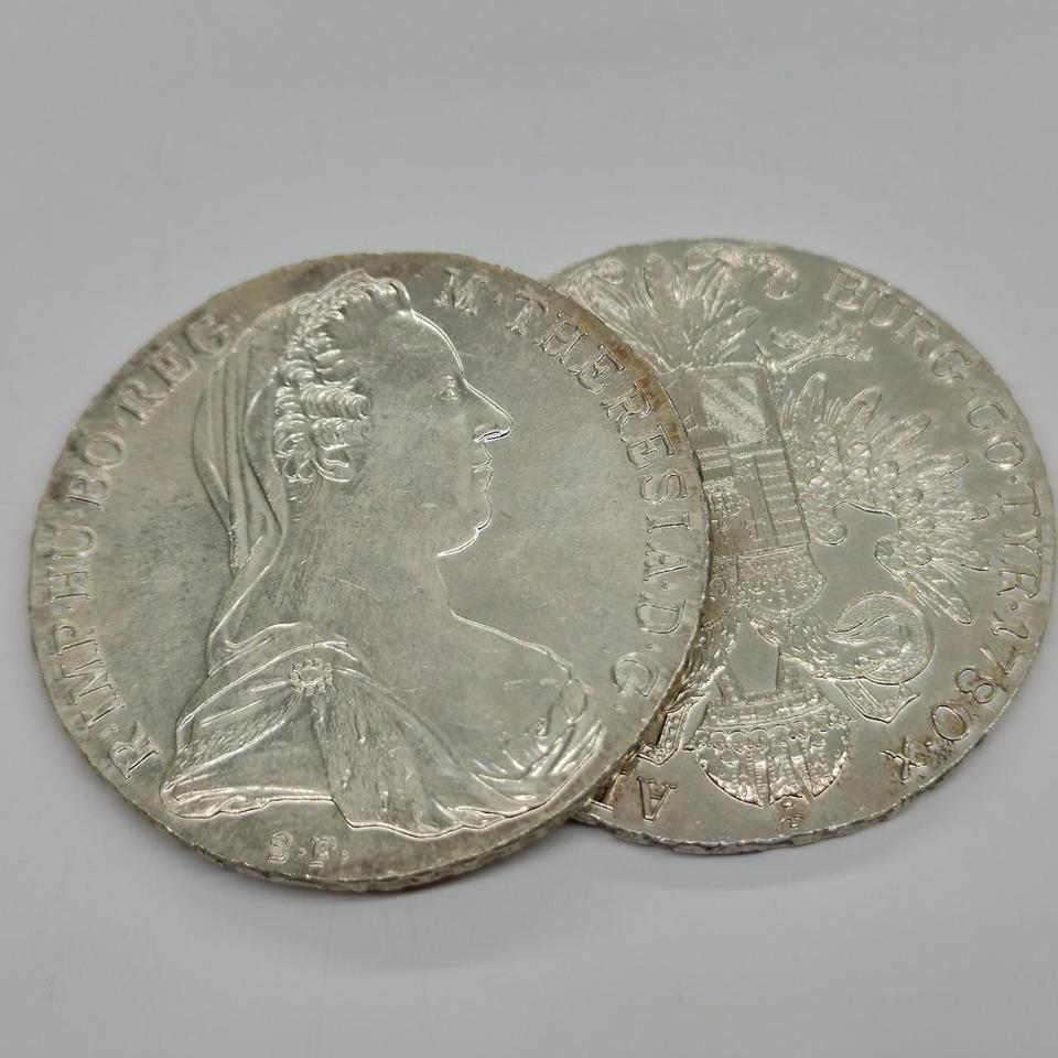 Lot Of 2 Austria Thaler