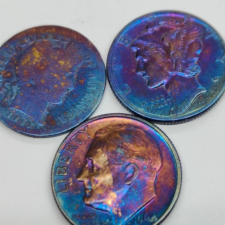 Lot Of 3 Vintage Silver