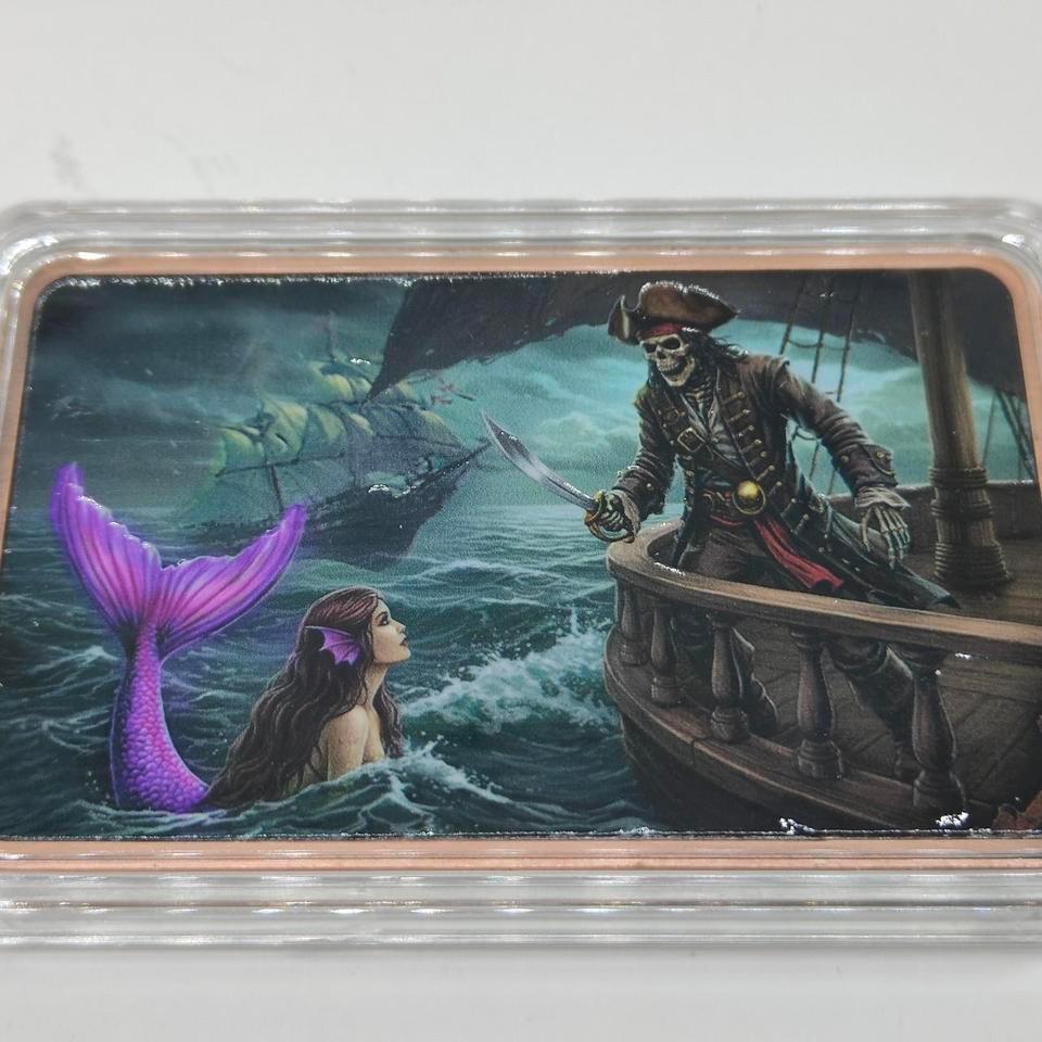 5oz 999 Fine Copper Pirate De6b