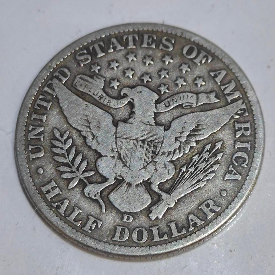 1911 D Barber Half Dollar 90 A920 2