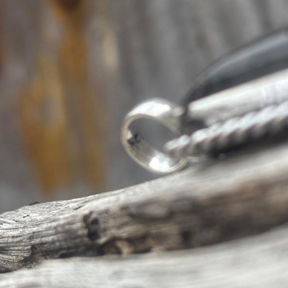 Silver Plated Boho Stone F715 3