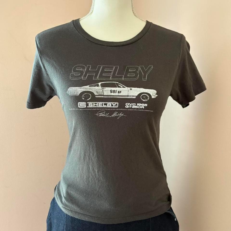 Shelby Mustang Grey Baby Tee 5845