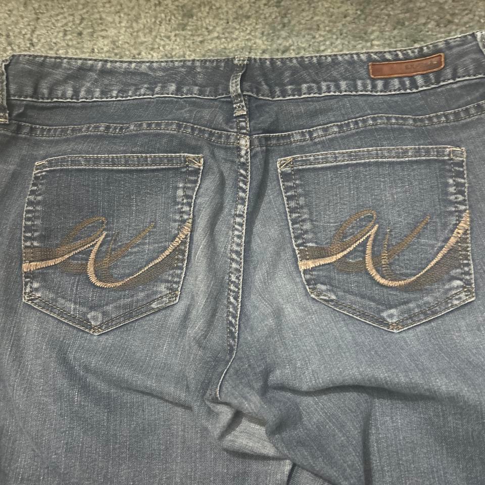 Express Dark Wash Embroidered Pocket 8e23 3