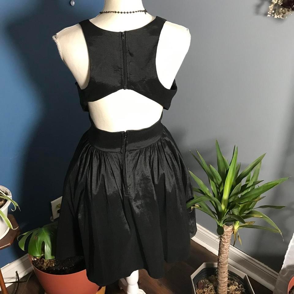 Black Windsor A Line Mini Dress 6
