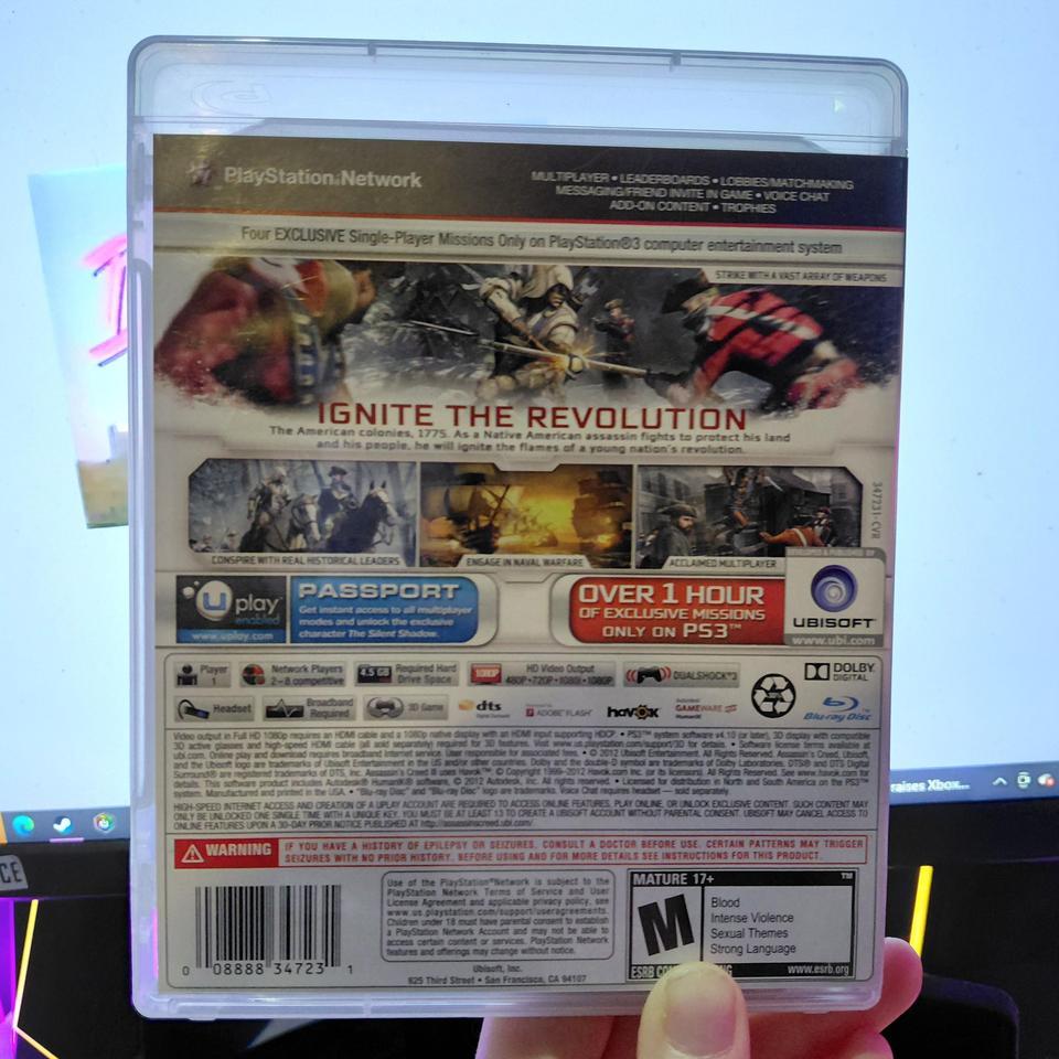 Assassins Creed Iii Ps3 Game 2