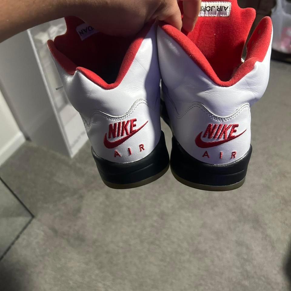 White And Red Jordan 5 2