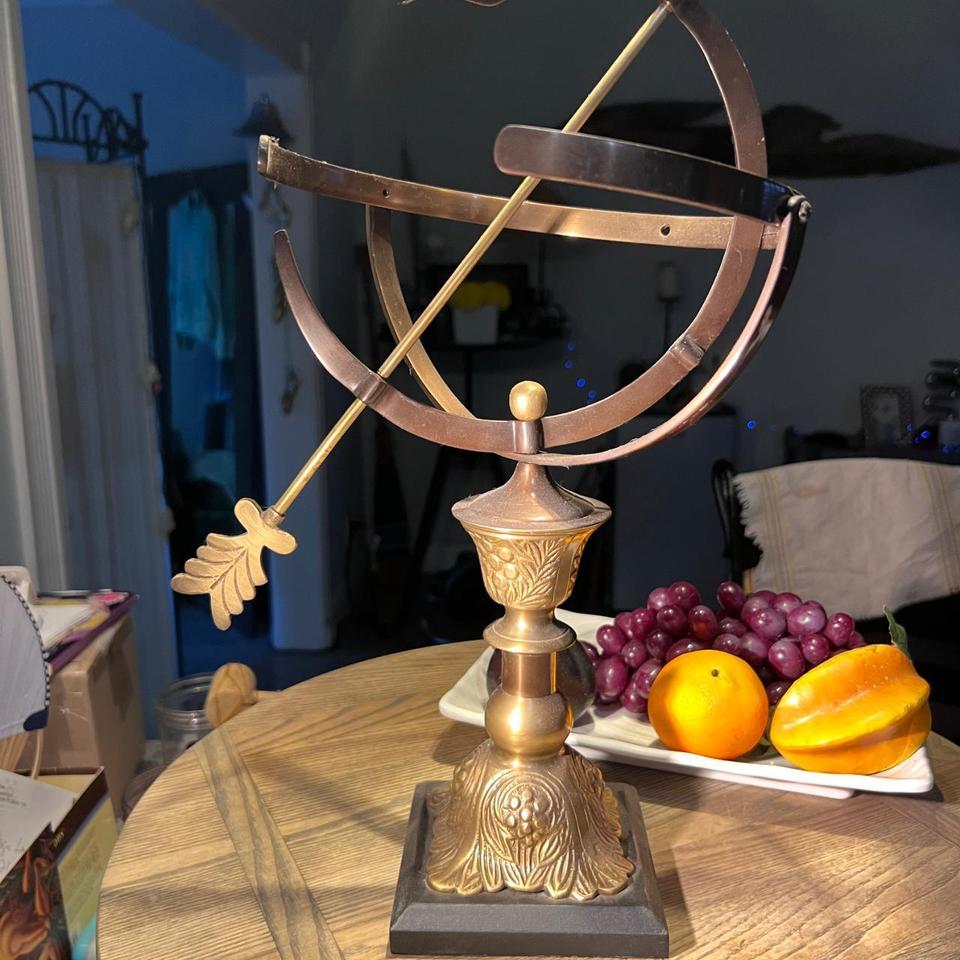 Beautiful Stately Armillary Brass