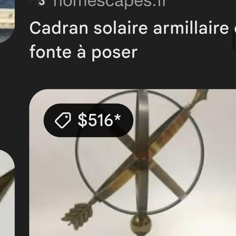 Beautiful Stately Armillary Brass 6