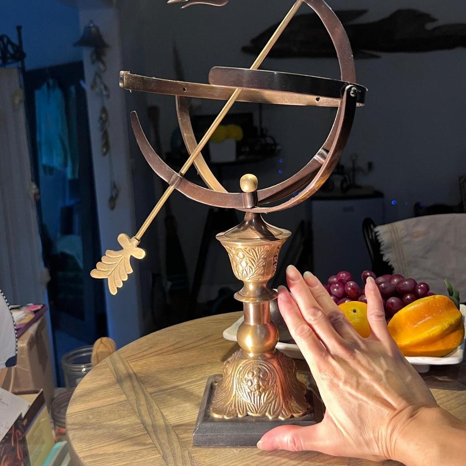 Beautiful Stately Armillary Brass 4