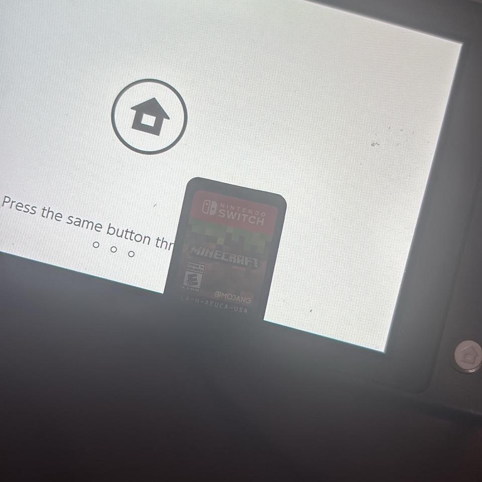 Grey Nintendo Switch Console With 3