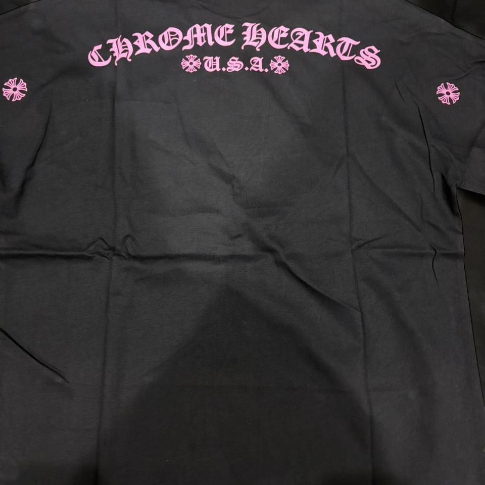 Pink Chrome Hearts T Shirt 74b3 3
