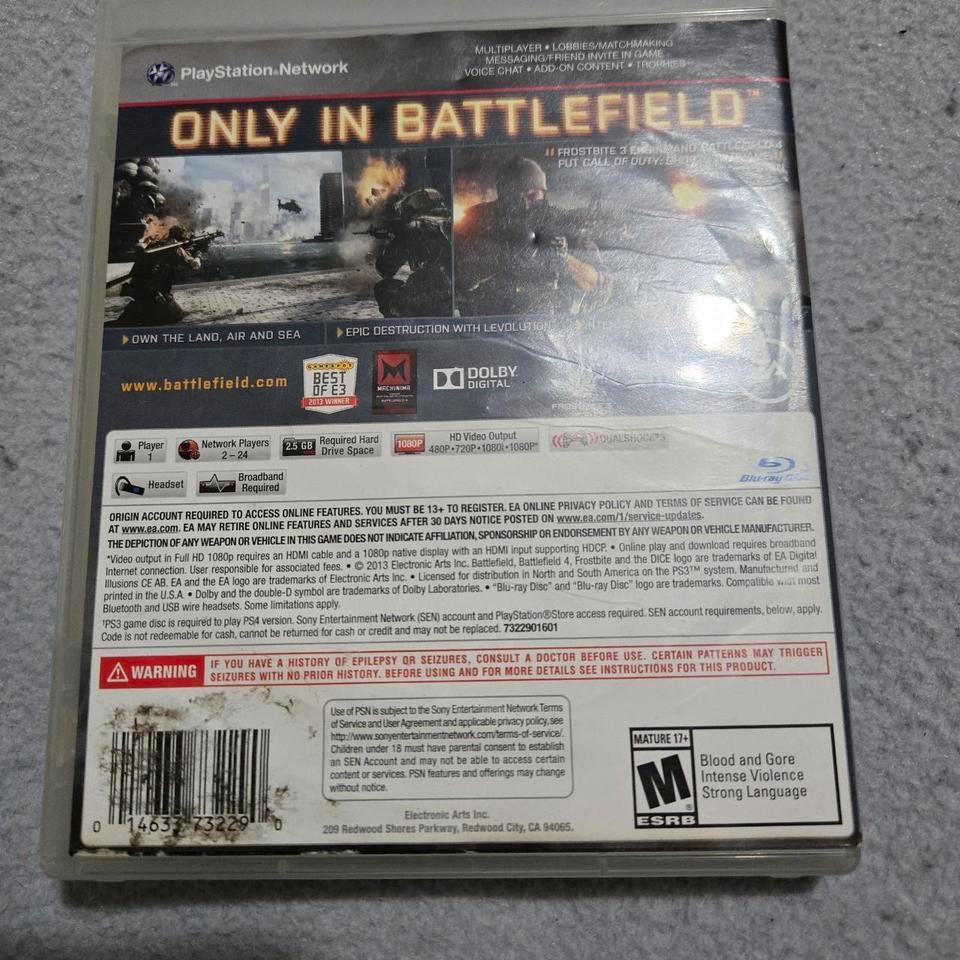 Battlefield 4 Ps3 Game Gaming 3a0d 2