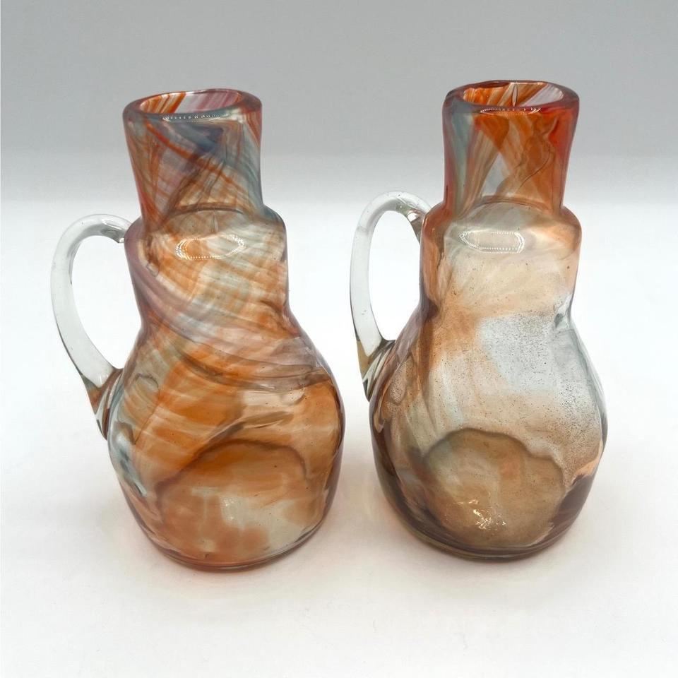 Hand Blown Art Glass Cruet 1123