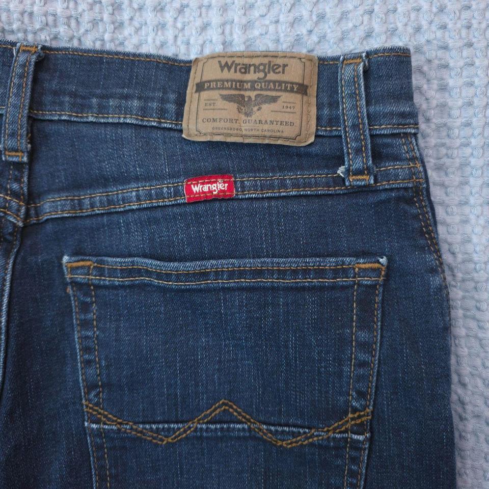 Wrangler Athletic Fit Jeans Dark 3
