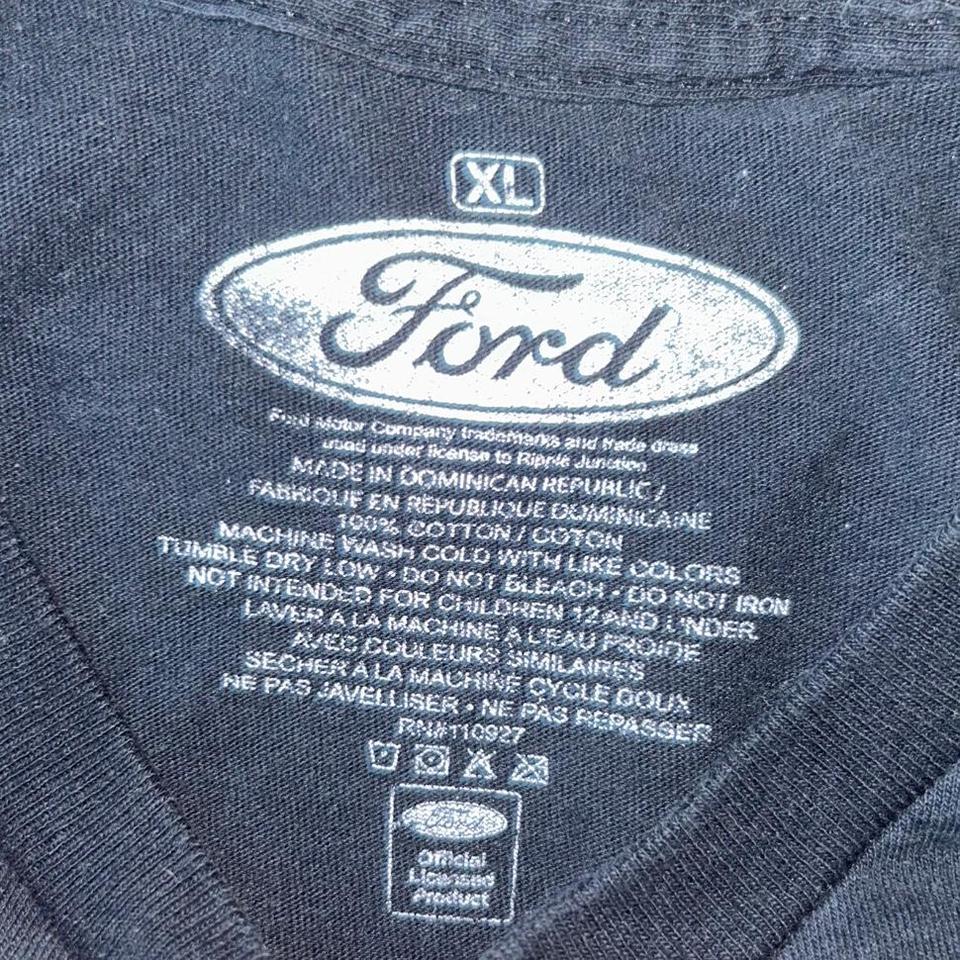 1987 Ford Mustang Black Tee 3