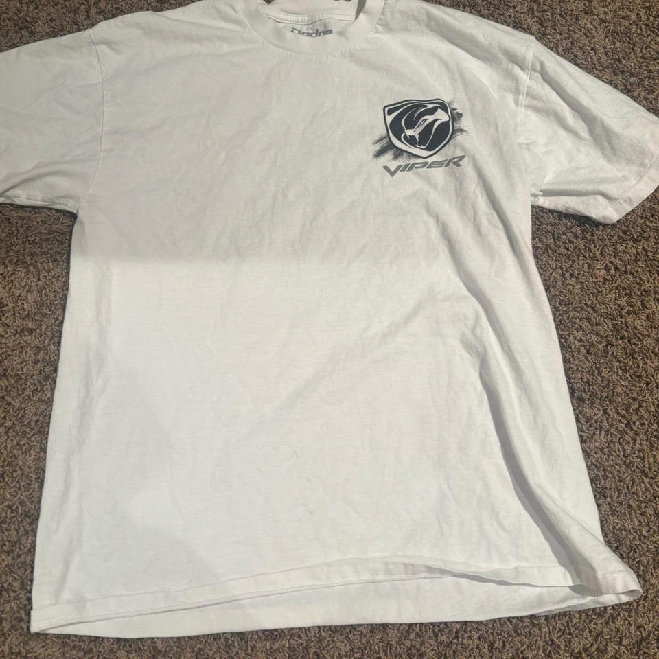 Dodge Viper White T Shirt Dodgeviper 3095