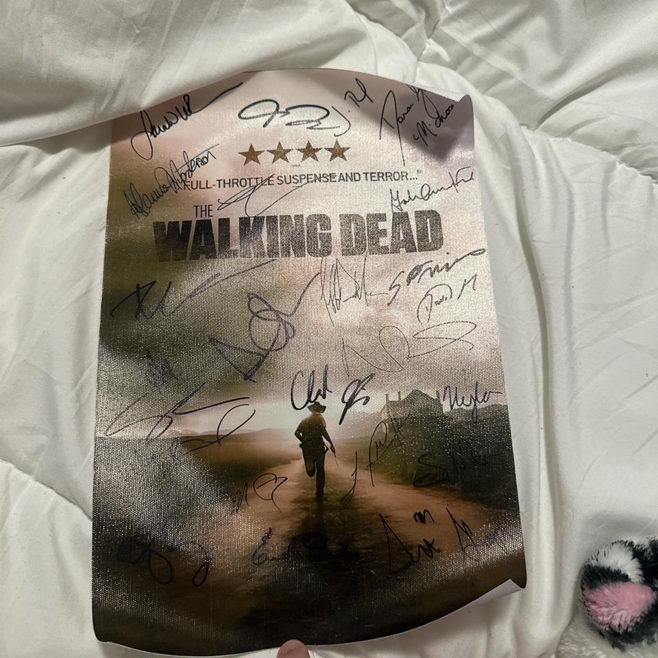 The Walking Dead Signed Poster 7280