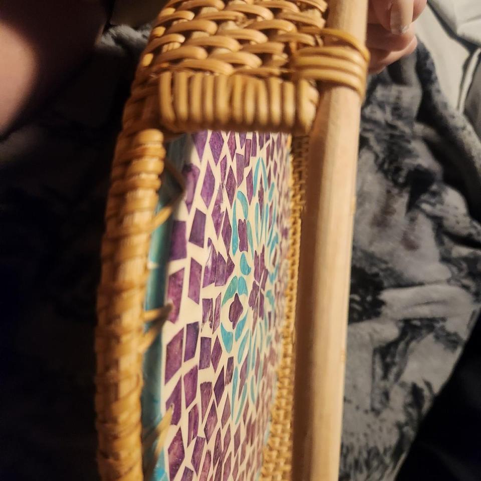 The Tiangrid Round Rattan Tray 5