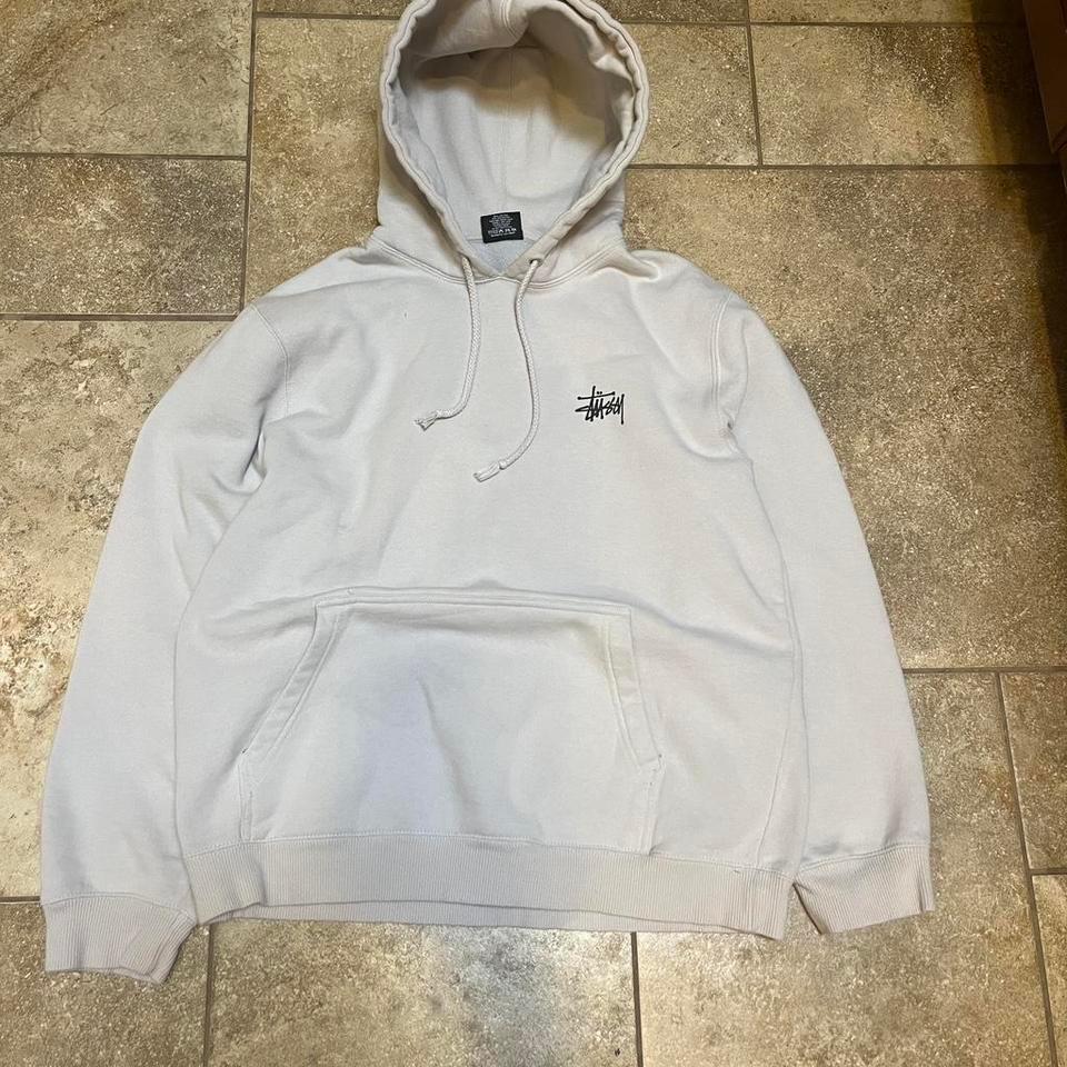 Stussy White Hoodie Skater Loungewear 41b1