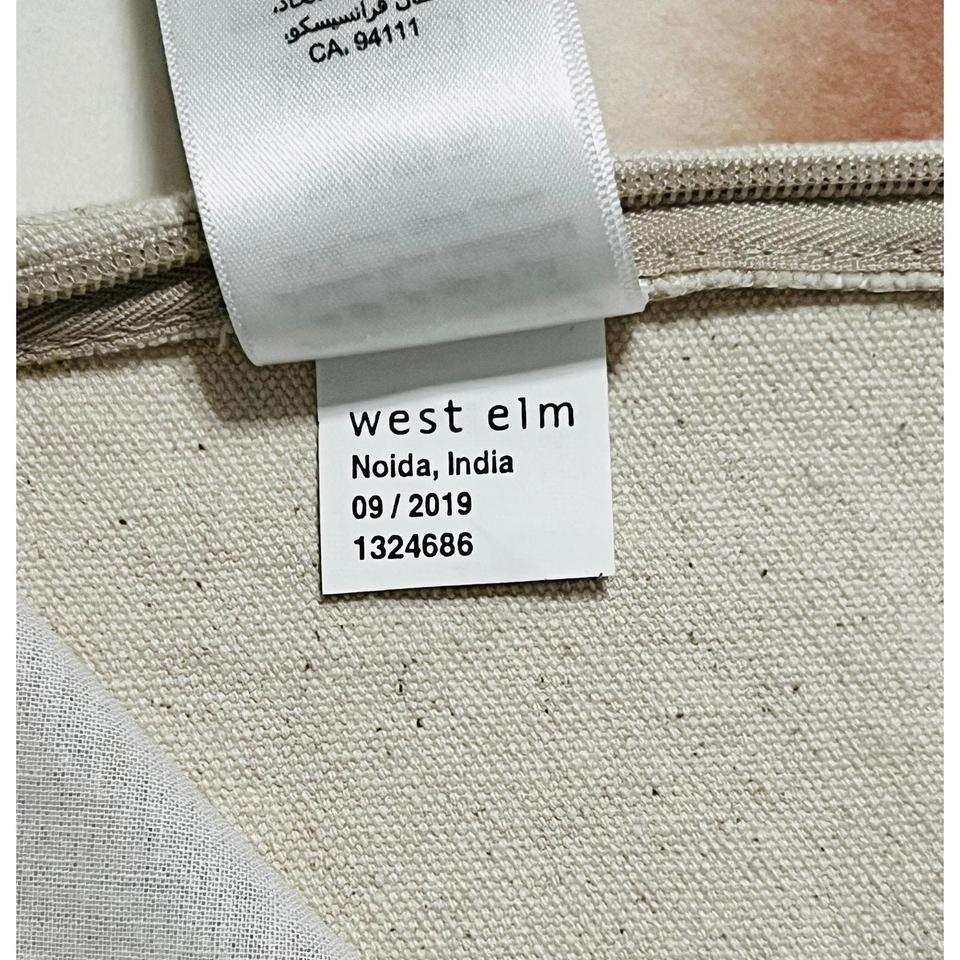 West Elm Dip Dye Pillow D057 5