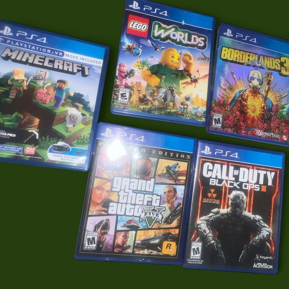 5 Ps4 Games Minecraft Lego