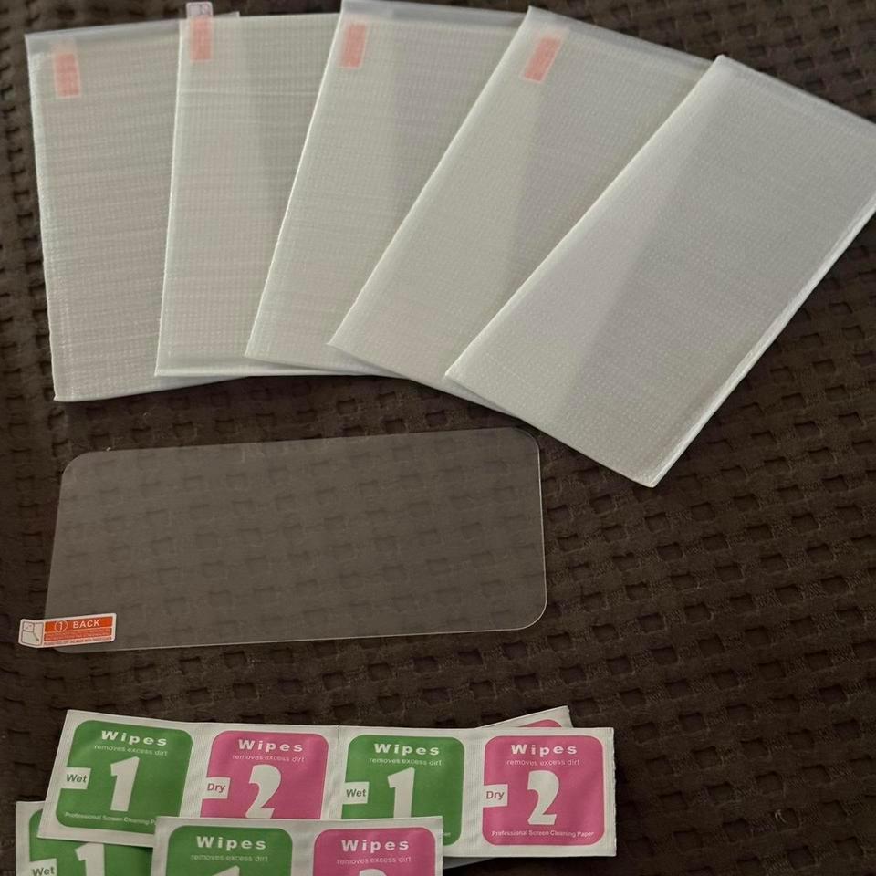 5x Tempered Glass Screen Protectors