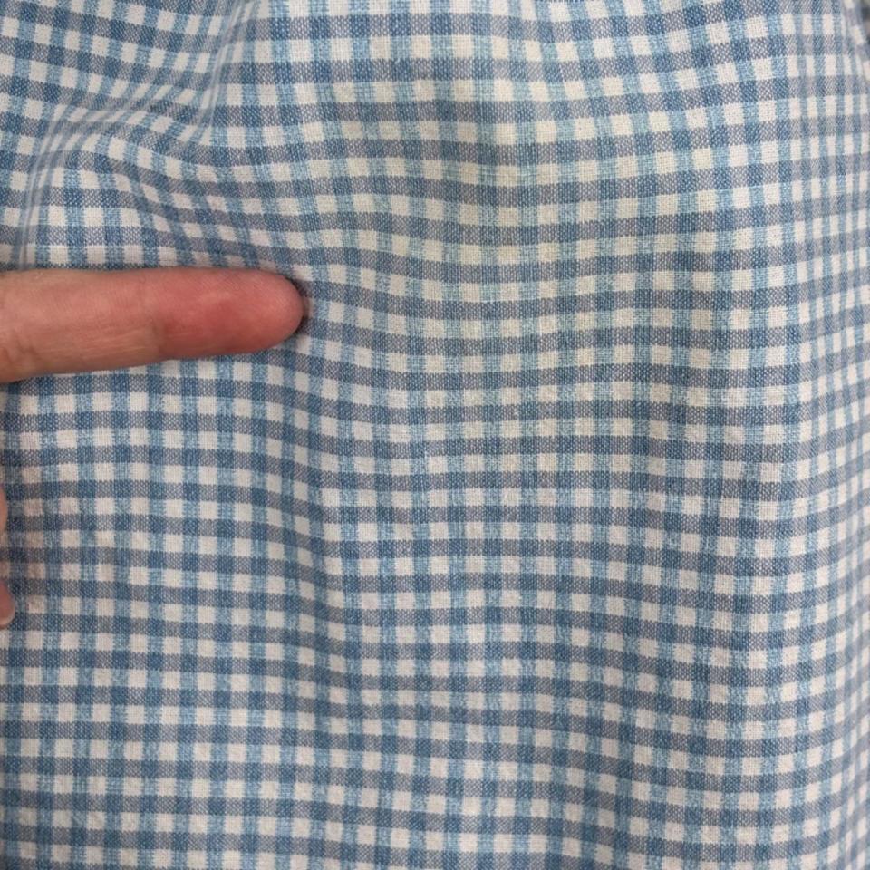 Vtg Kate Warner Blue Plaid 2c14 4
