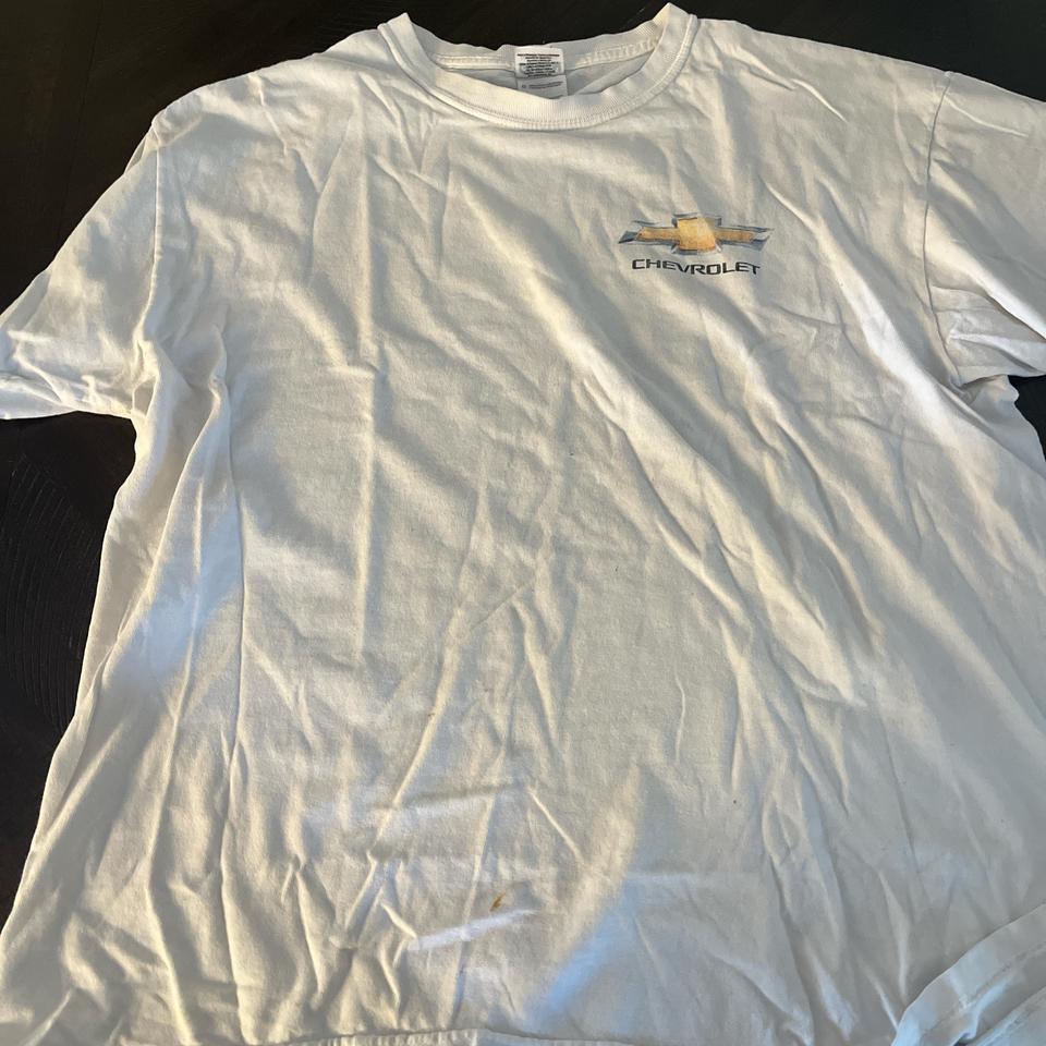 White Large Chevy Camaro Shirt
