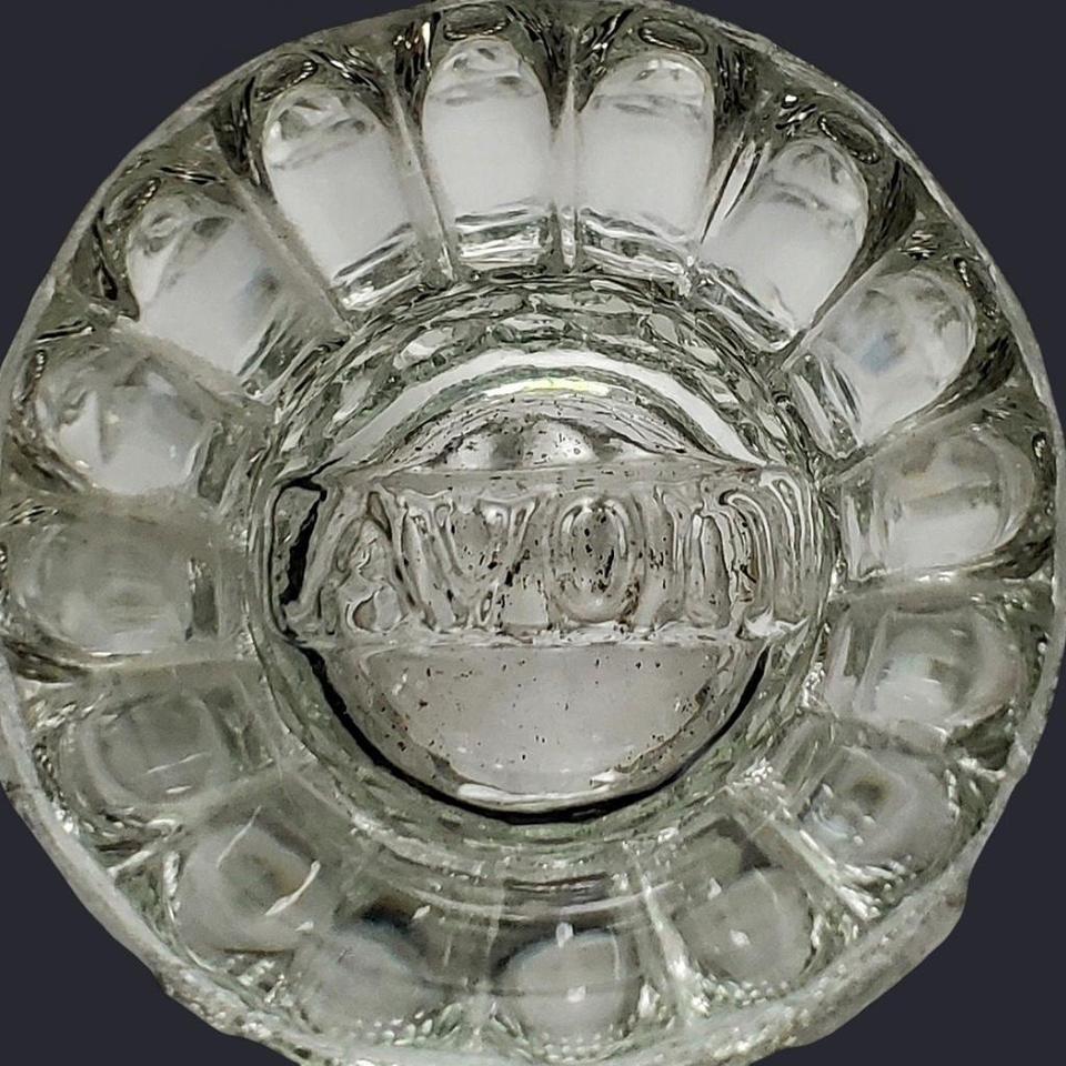 Vintage Avon Ovalique Footed Dish F5a7 5