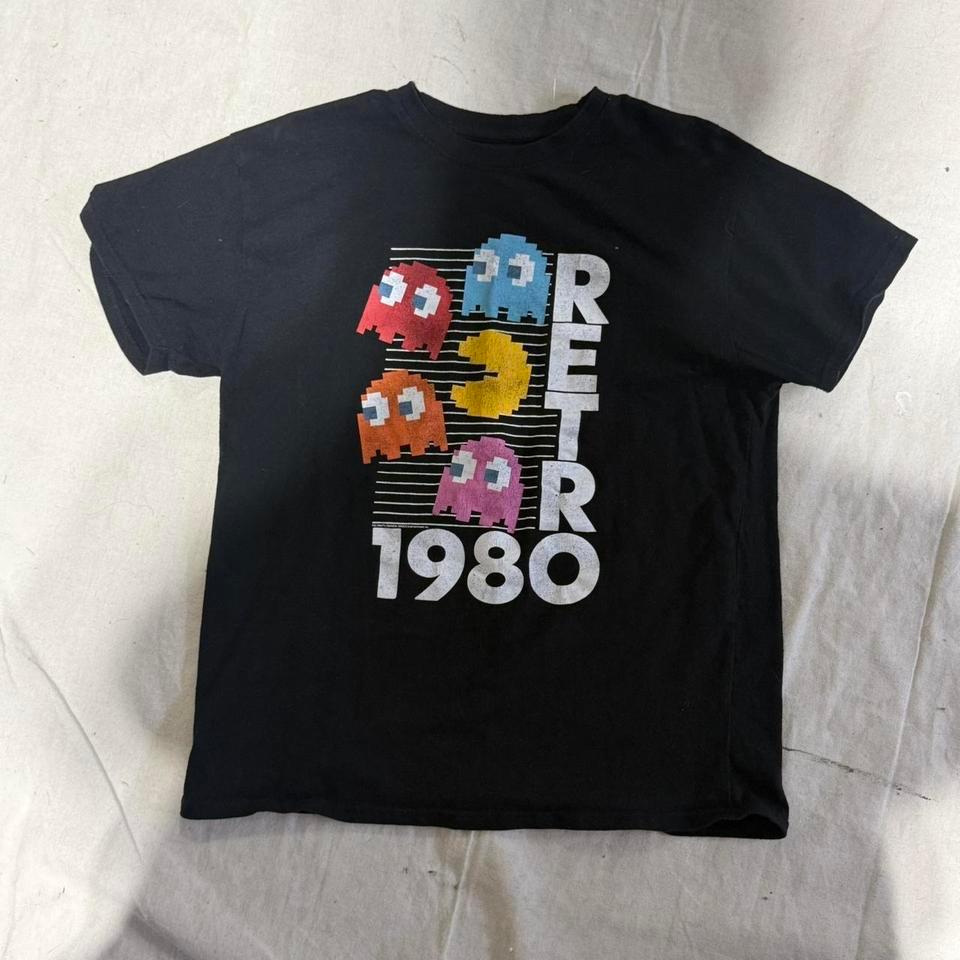 Pac Man Retro Graphic Tee Shirt 6d11