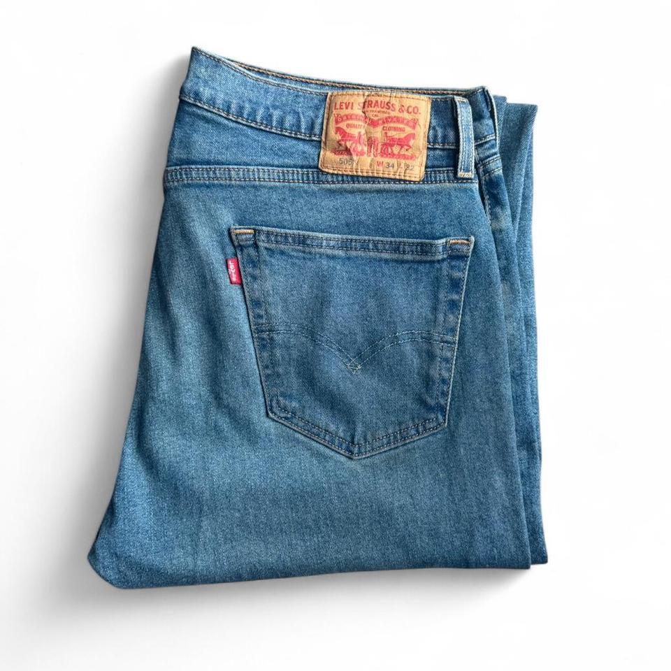 Levis 505 Blue Denim Jeans 9d7a