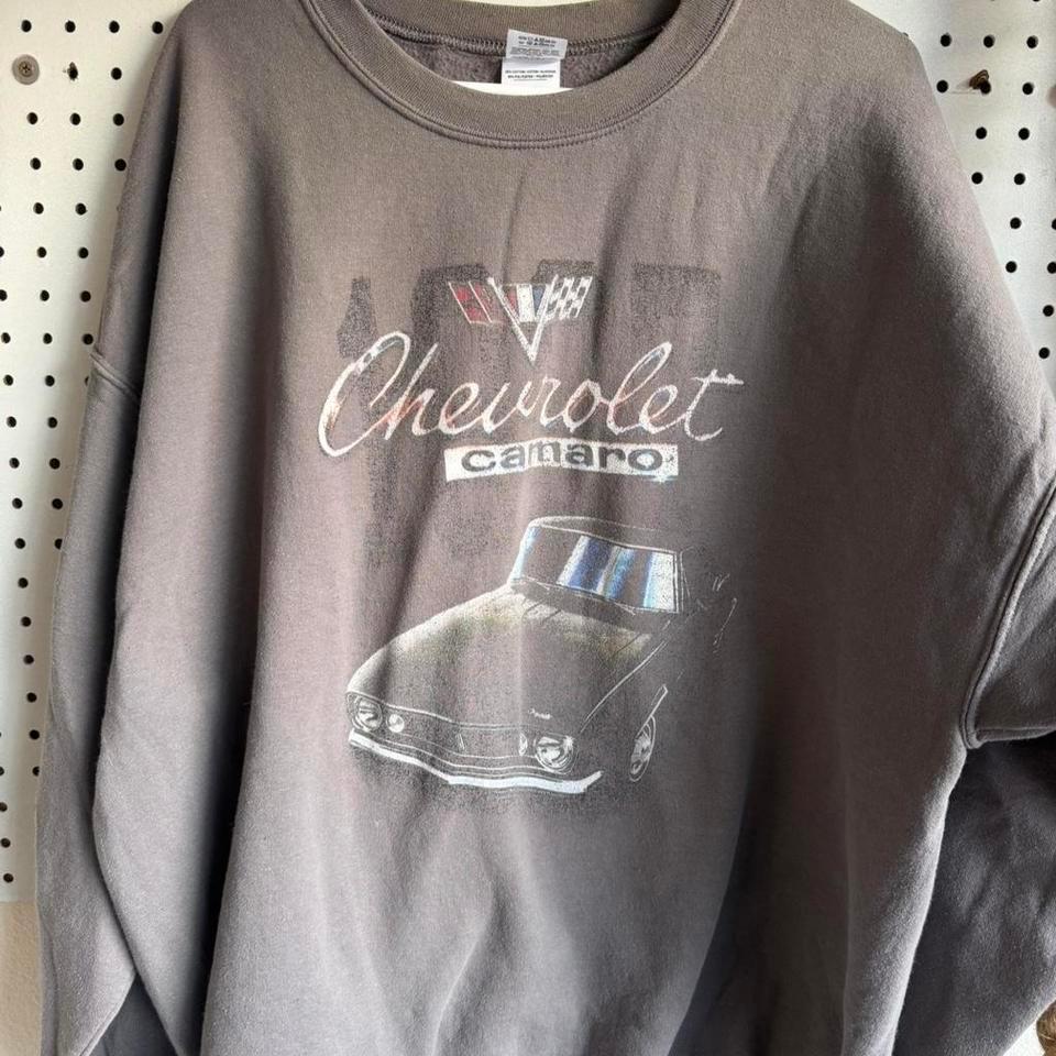 Chevrolet Camaro Grey Sweatshirt Size Daa2
