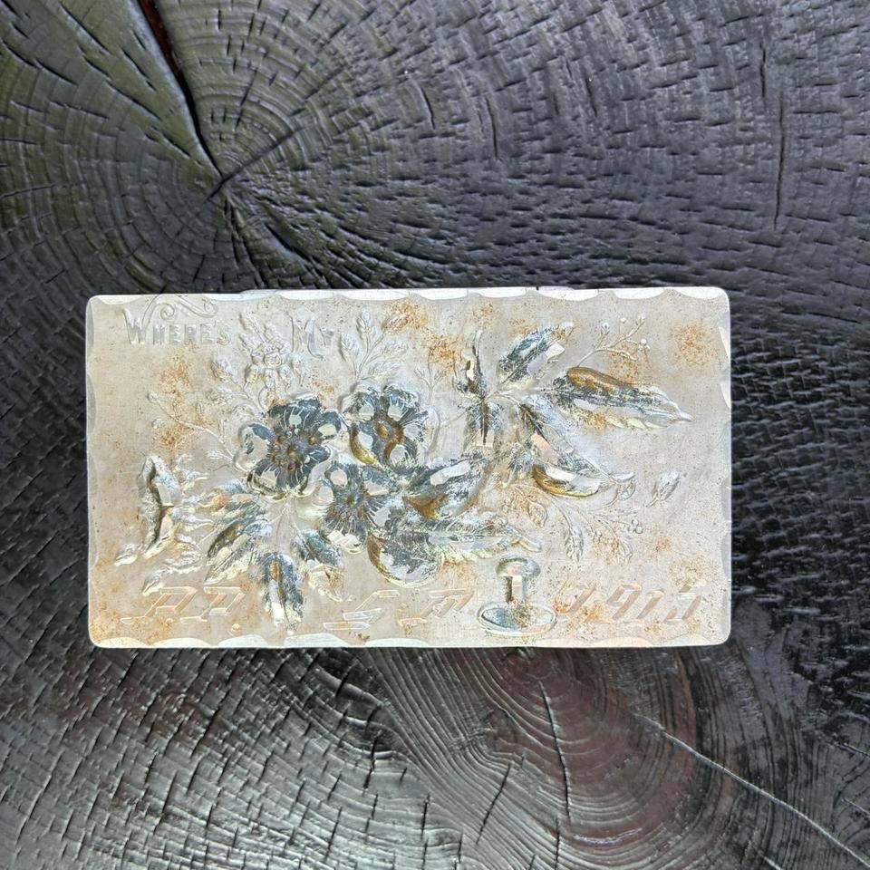 A Decorative Repousse Metal Hairpin 5